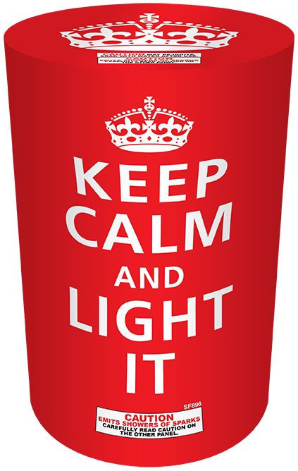 KEEP CALM AND LIGHT IT